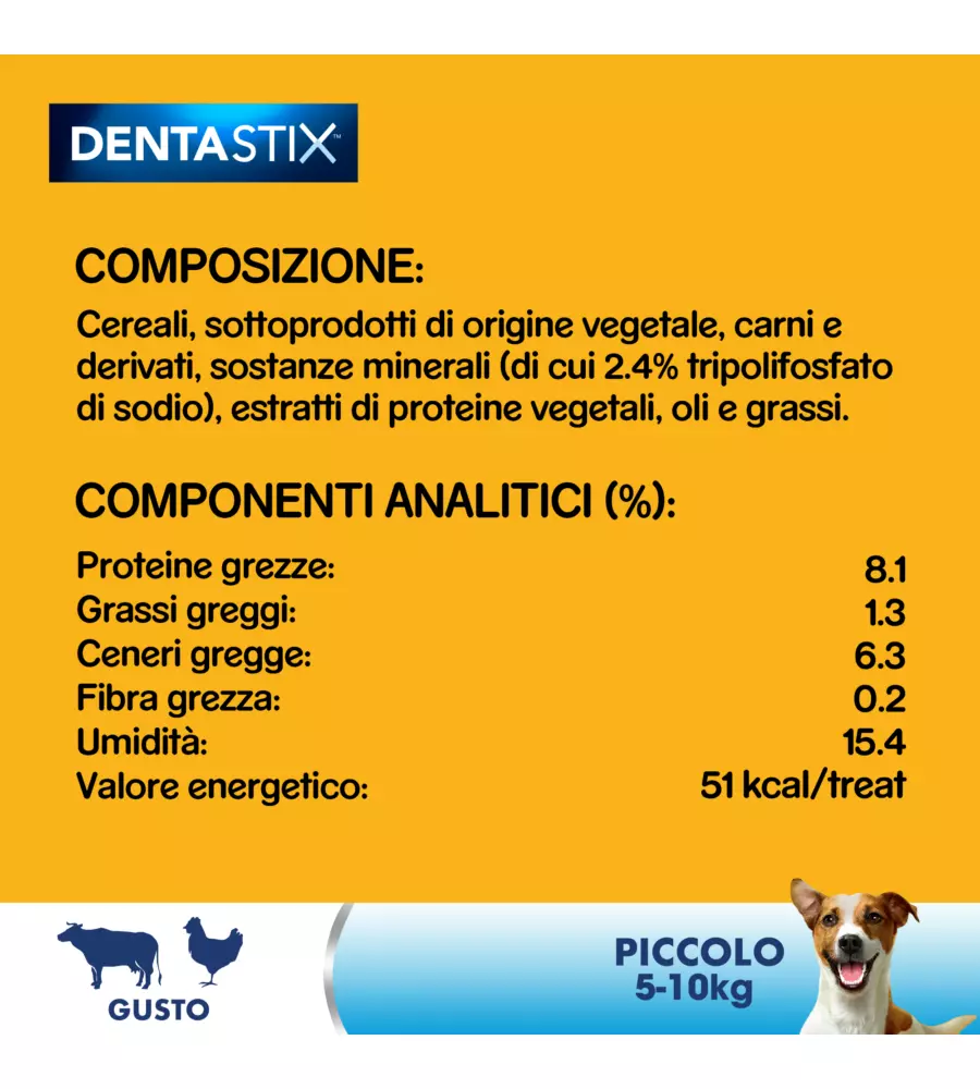 Pedigree - dentastix snack igiene orale small, 70 pz